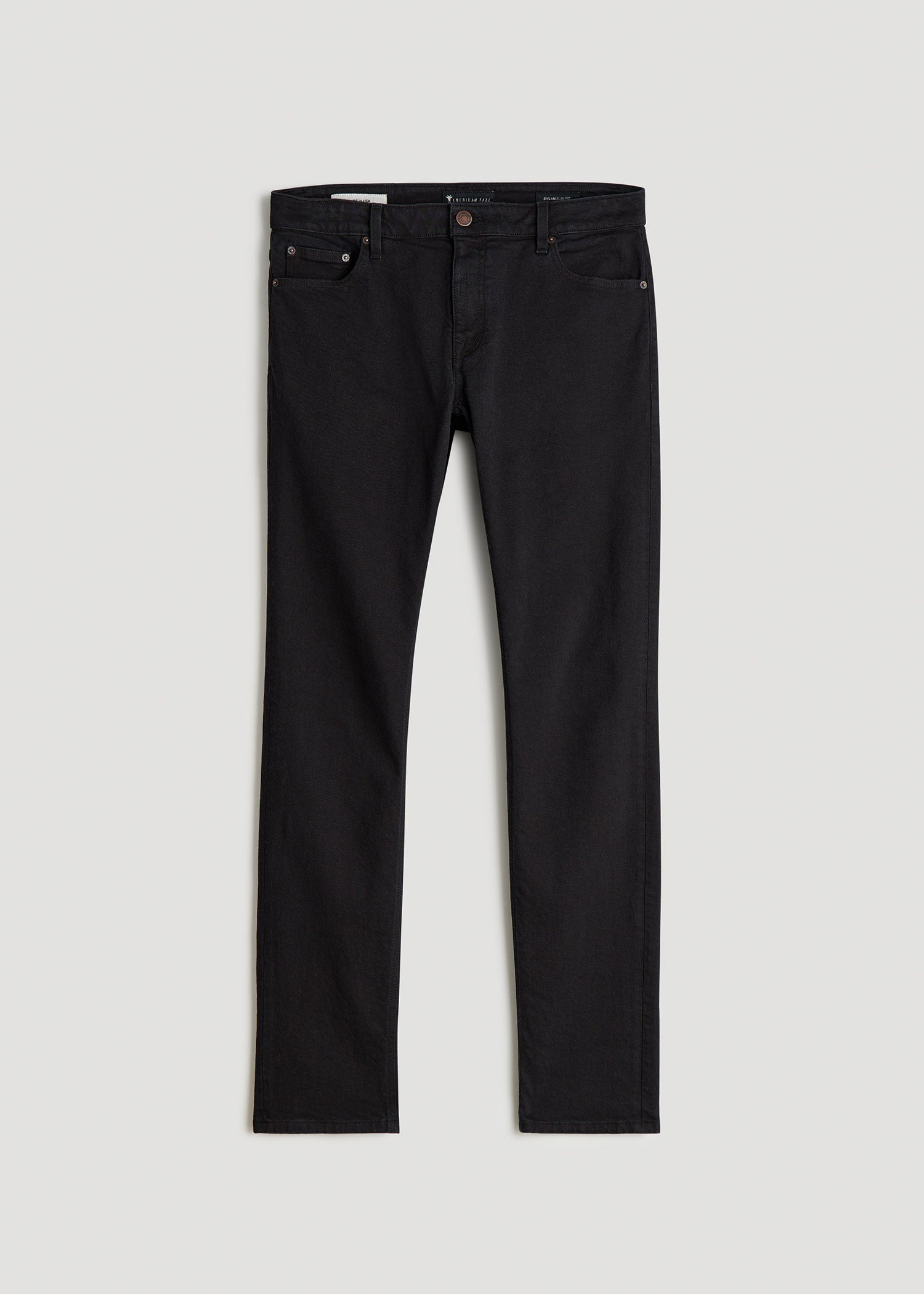 American Tall Sale | Americana Collection Dylan Slim Fit Jeans For Tall Men in Lark Black