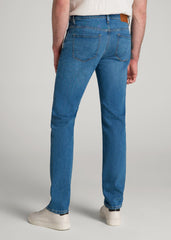 American Tall Outlet | Americana Collection Carman Tapered Fit Jeans For Tall Men in Sail Blue