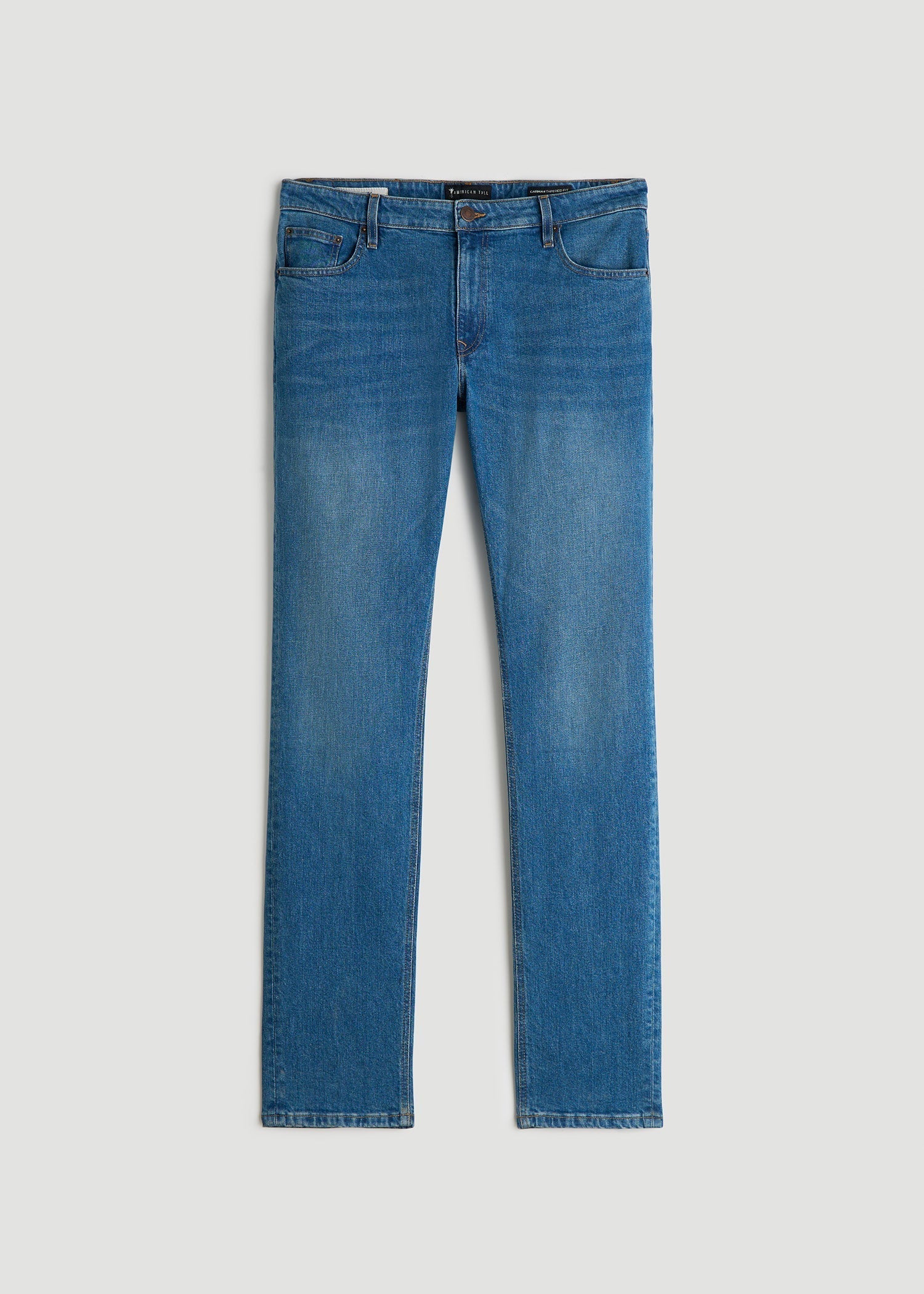 American Tall Outlet | Americana Collection Carman Tapered Fit Jeans For Tall Men in Sail Blue