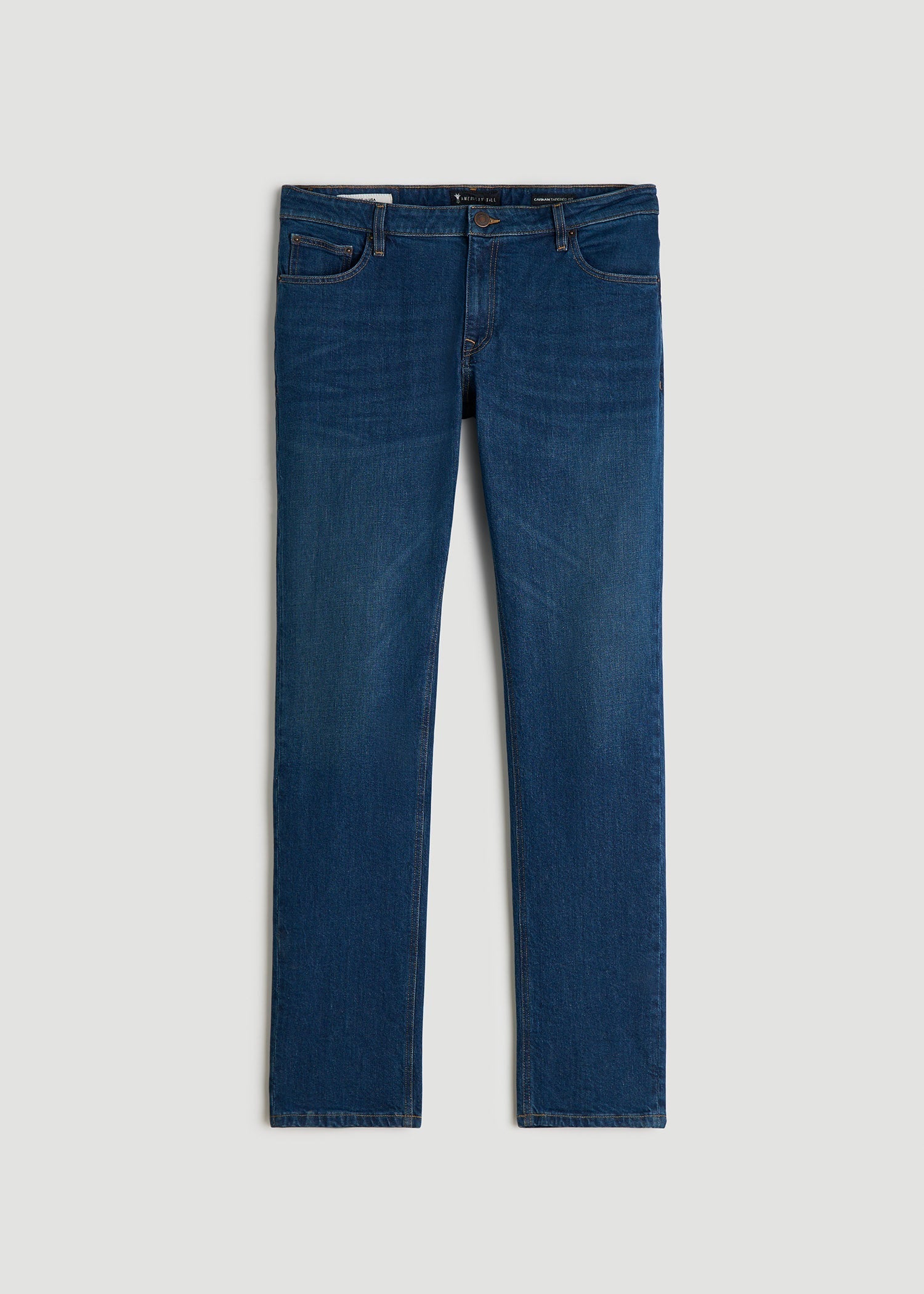 American Tall For Sale | Americana Collection Carman Tapered Fit Jeans For Tall Men in Crown Blue