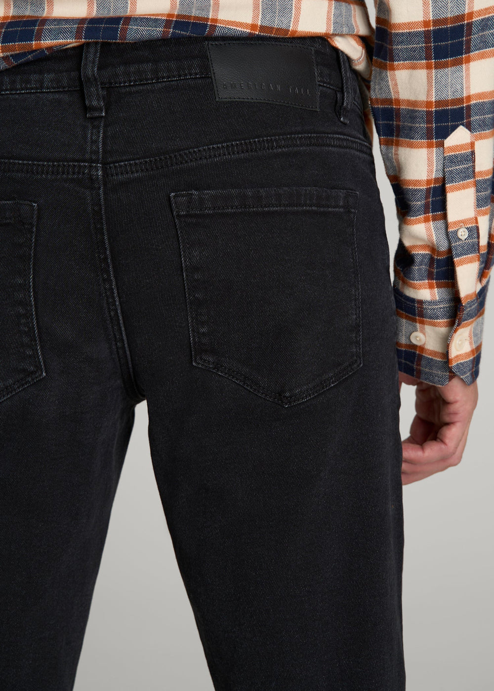 American Tall Online Shop | Carman TAPERED Jeans for Tall Men in Onyx Black Wash