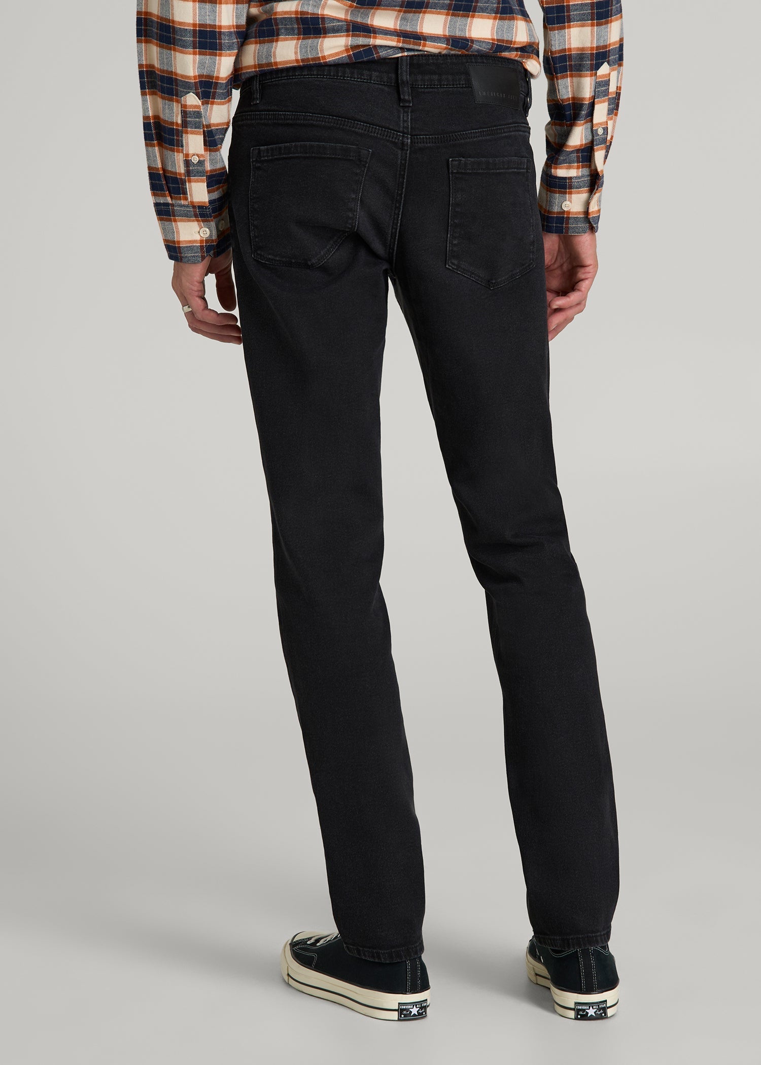 American Tall Online Shop | Carman TAPERED Jeans for Tall Men in Onyx Black Wash