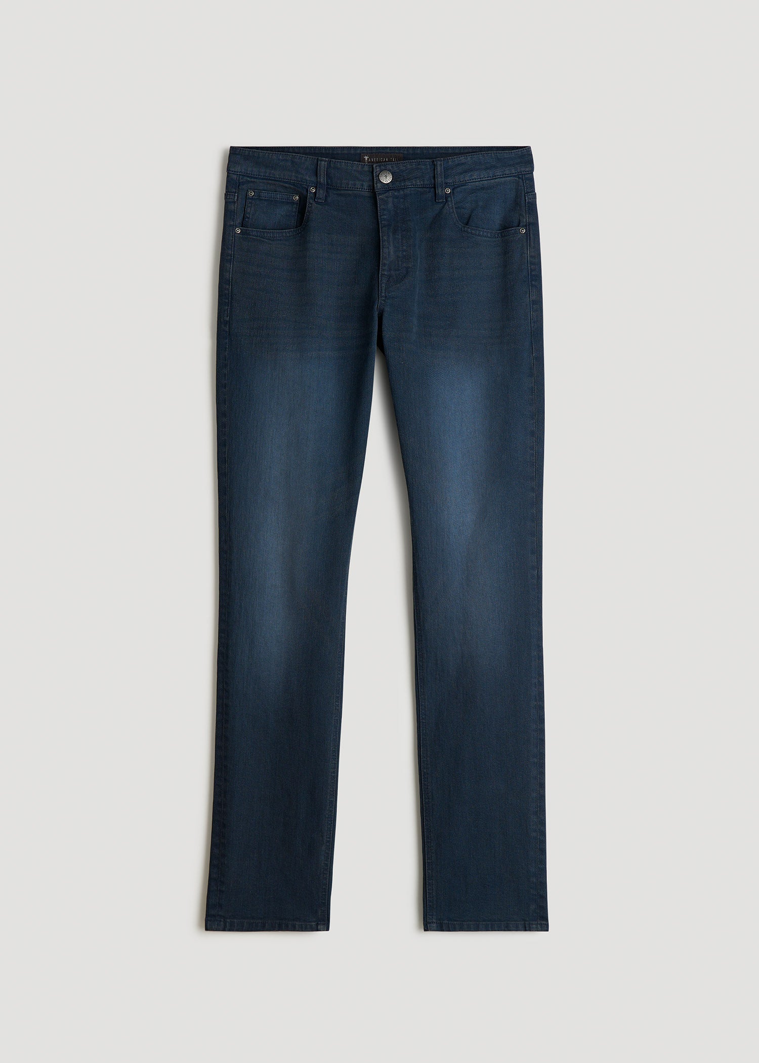 American Tall Sale | Carman TAPERED Jeans for Tall Men in Faded Blue Black