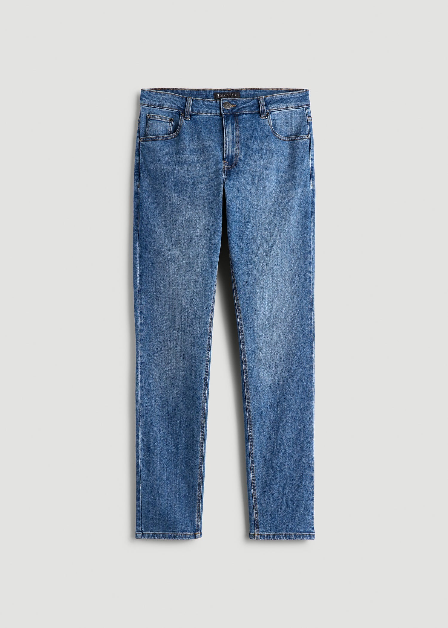 American Tall For Sale | Carman TAPERED Jeans for Tall Men in Classic Mid Blue