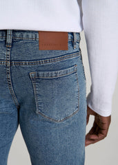 American Tall Discount | Carman TAPERED Jeans for Tall Men in Vintage Faded Blue