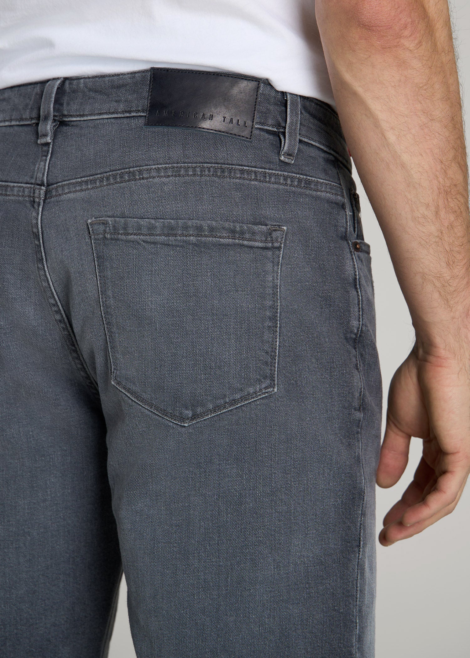 American Tall For Sale | Americana Collection J1 Straight Fit Jeans For Tall Men in Wolf Grey