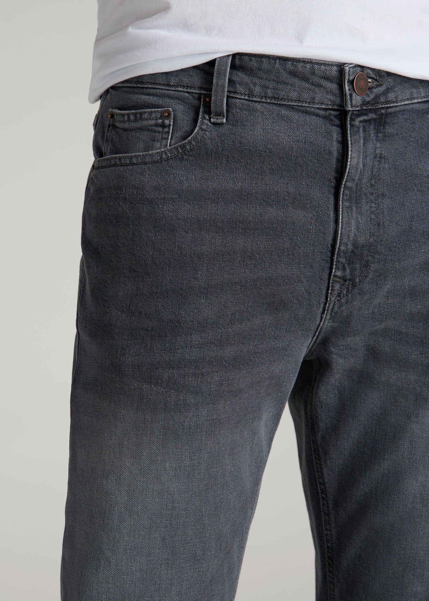 American Tall For Sale | Americana Collection J1 Straight Fit Jeans For Tall Men in Wolf Grey