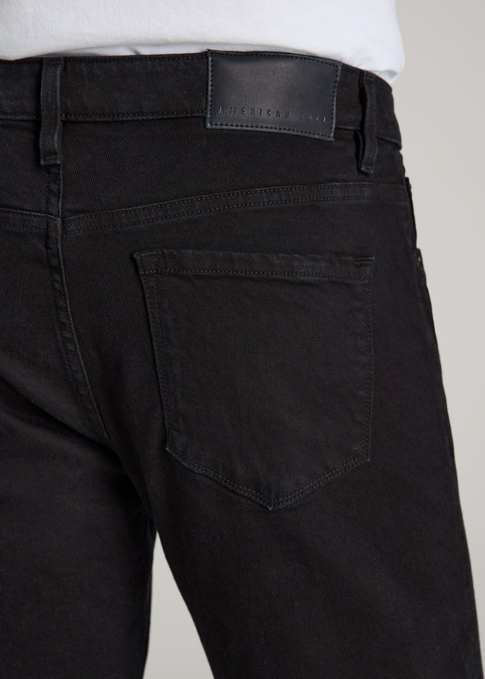 American Tall Online Shop | Americana Collection Carman Tapered Fit Jeans For Tall Men in Lark Black