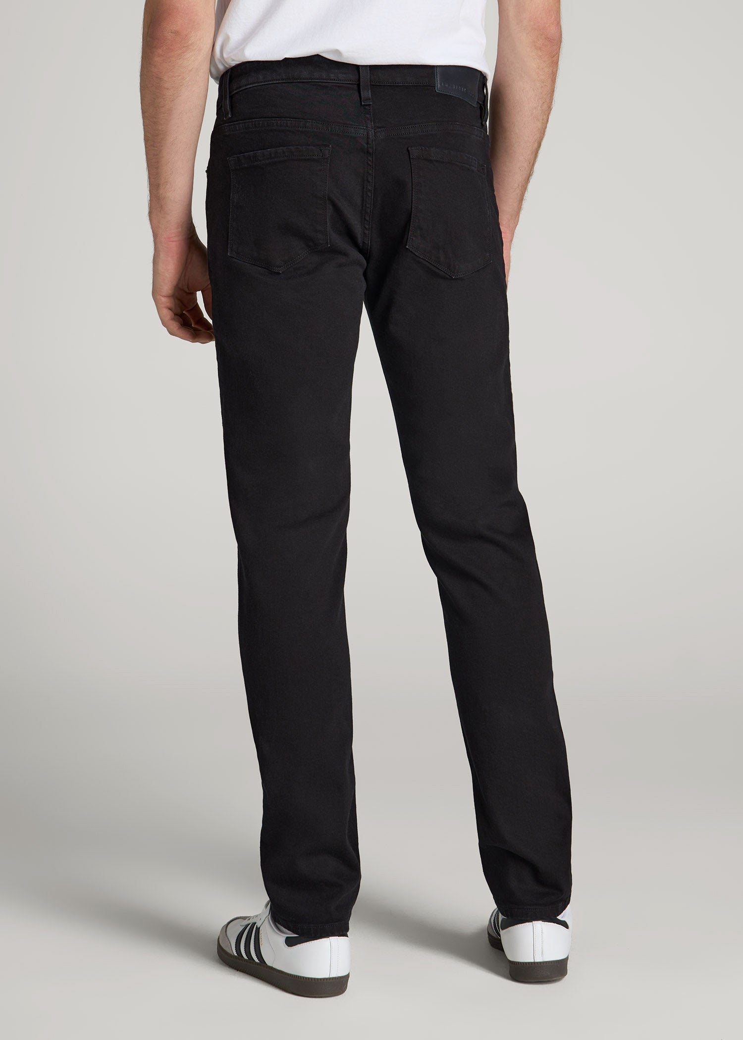 American Tall Online Shop | Americana Collection Carman Tapered Fit Jeans For Tall Men in Lark Black