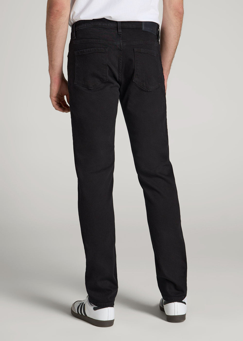 American Tall Online Shop | Americana Collection Carman Tapered Fit Jeans For Tall Men in Lark Black