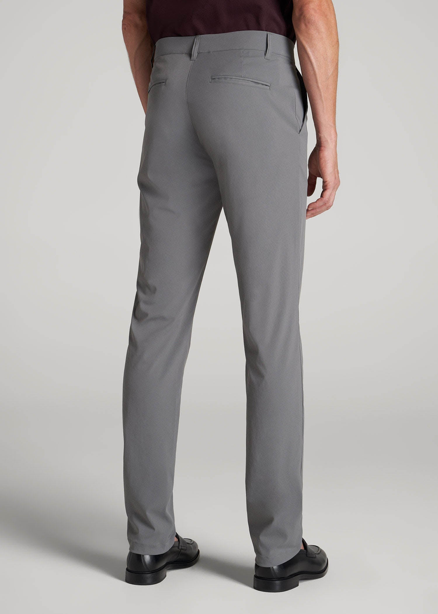 American Tall Online | TAPERED FIT Traveler Chino Pants for Tall Men in Charcoal