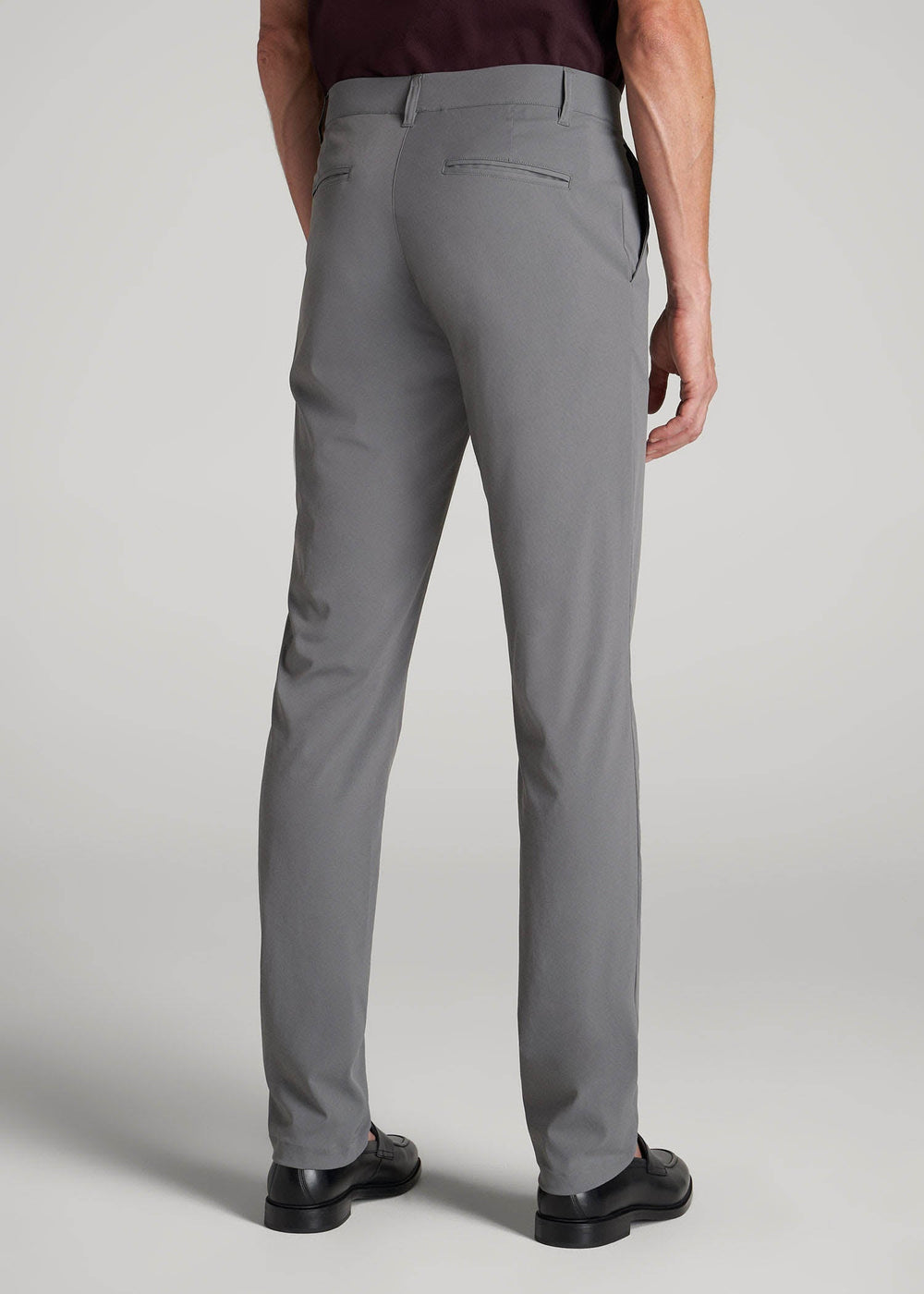 American Tall Online | TAPERED FIT Traveler Chino Pants for Tall Men in Charcoal