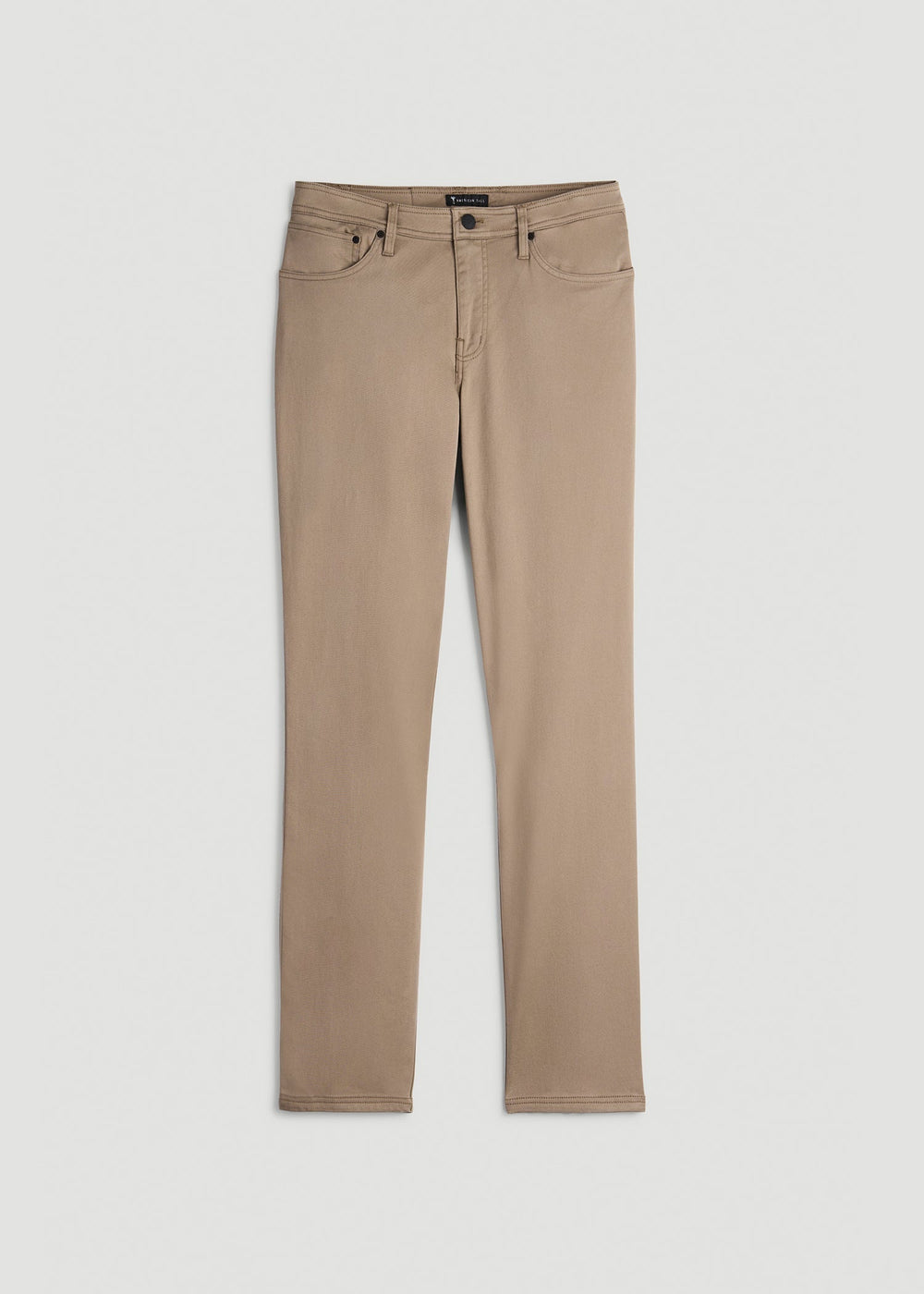 American Tall Sale | Everyday Comfort 5-Pocket TAPERED-FIT Pant for Tall Men in Dark Sand