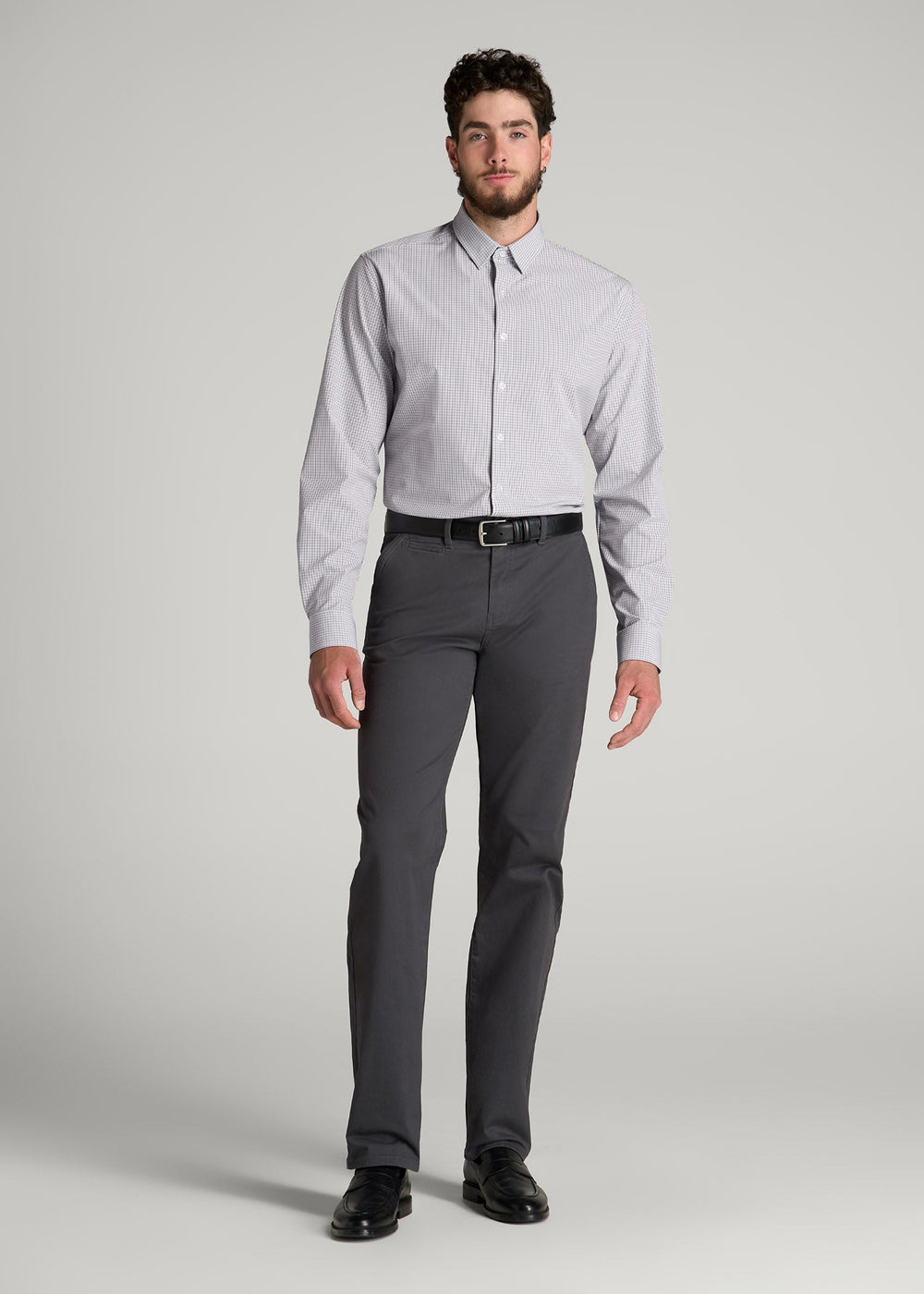 American Tall For Sale | Mason RELAXED Chinos for Tall Men in Iron Grey