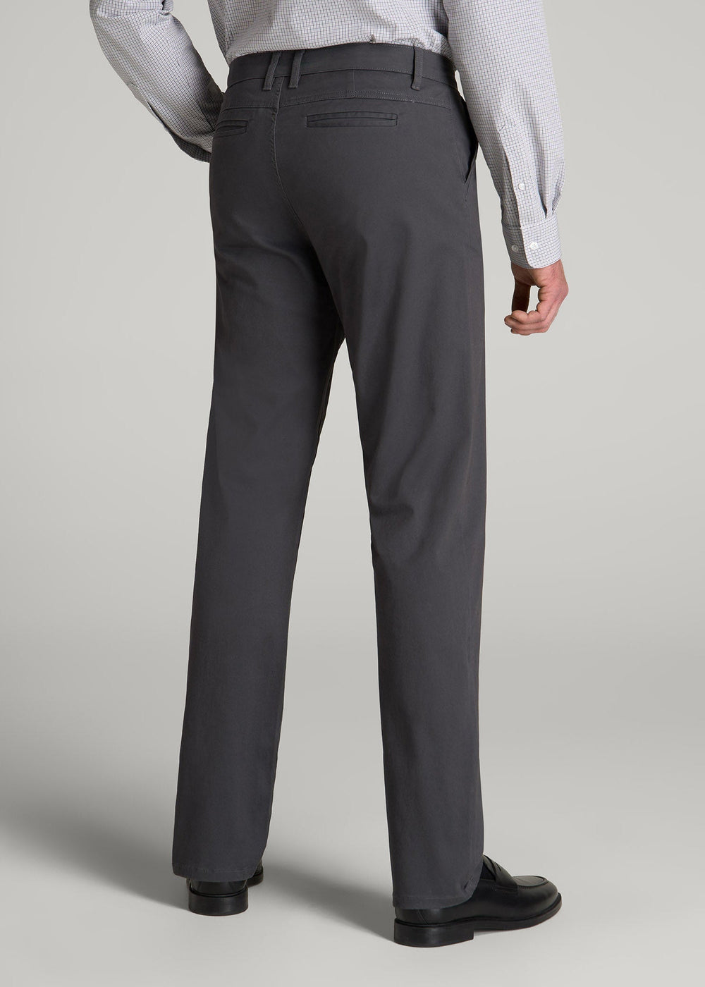 American Tall For Sale | Mason RELAXED Chinos for Tall Men in Iron Grey