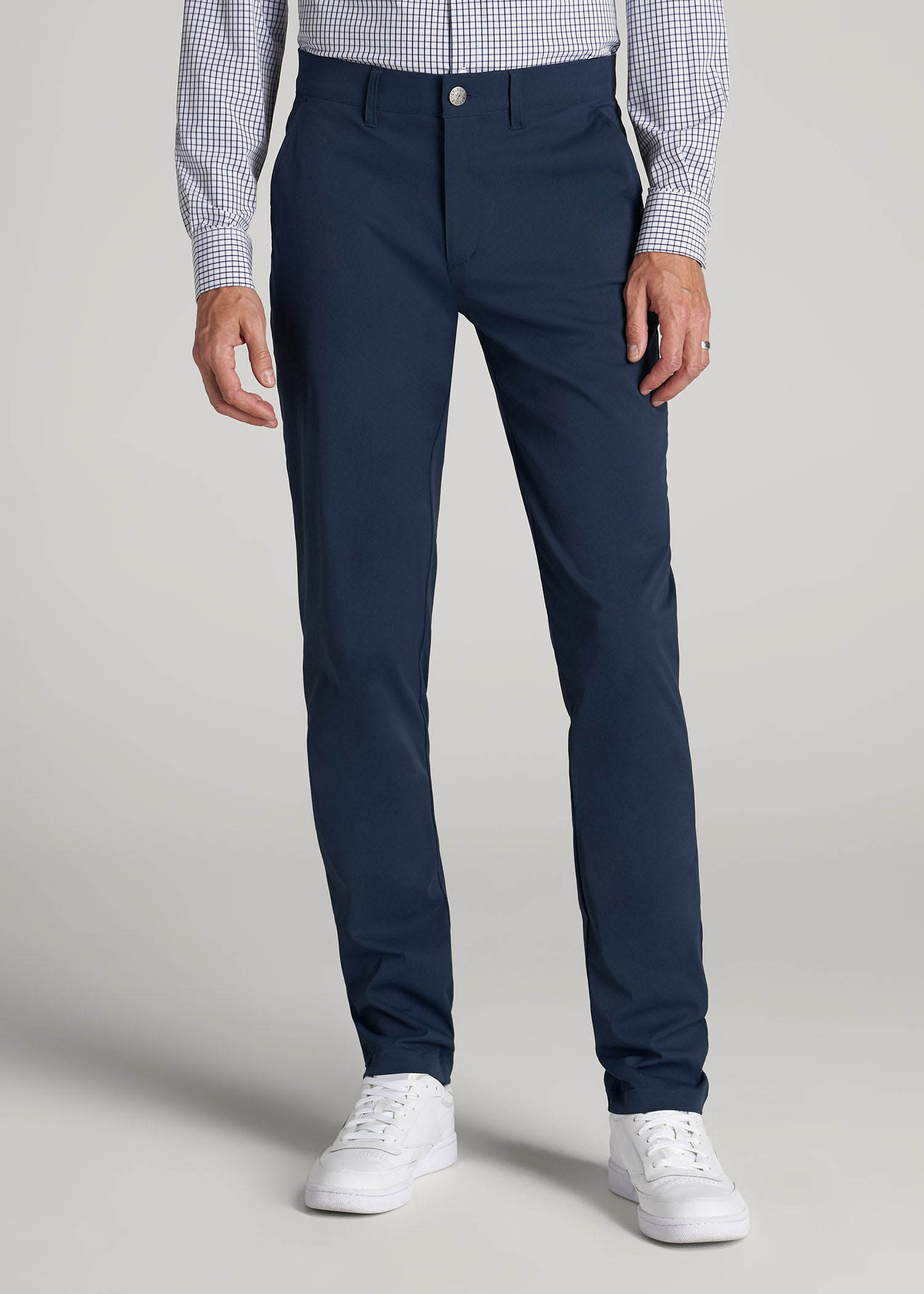 American Tall Online | TAPERED FIT Traveler Chino Pants for Tall Men in Marine Navy