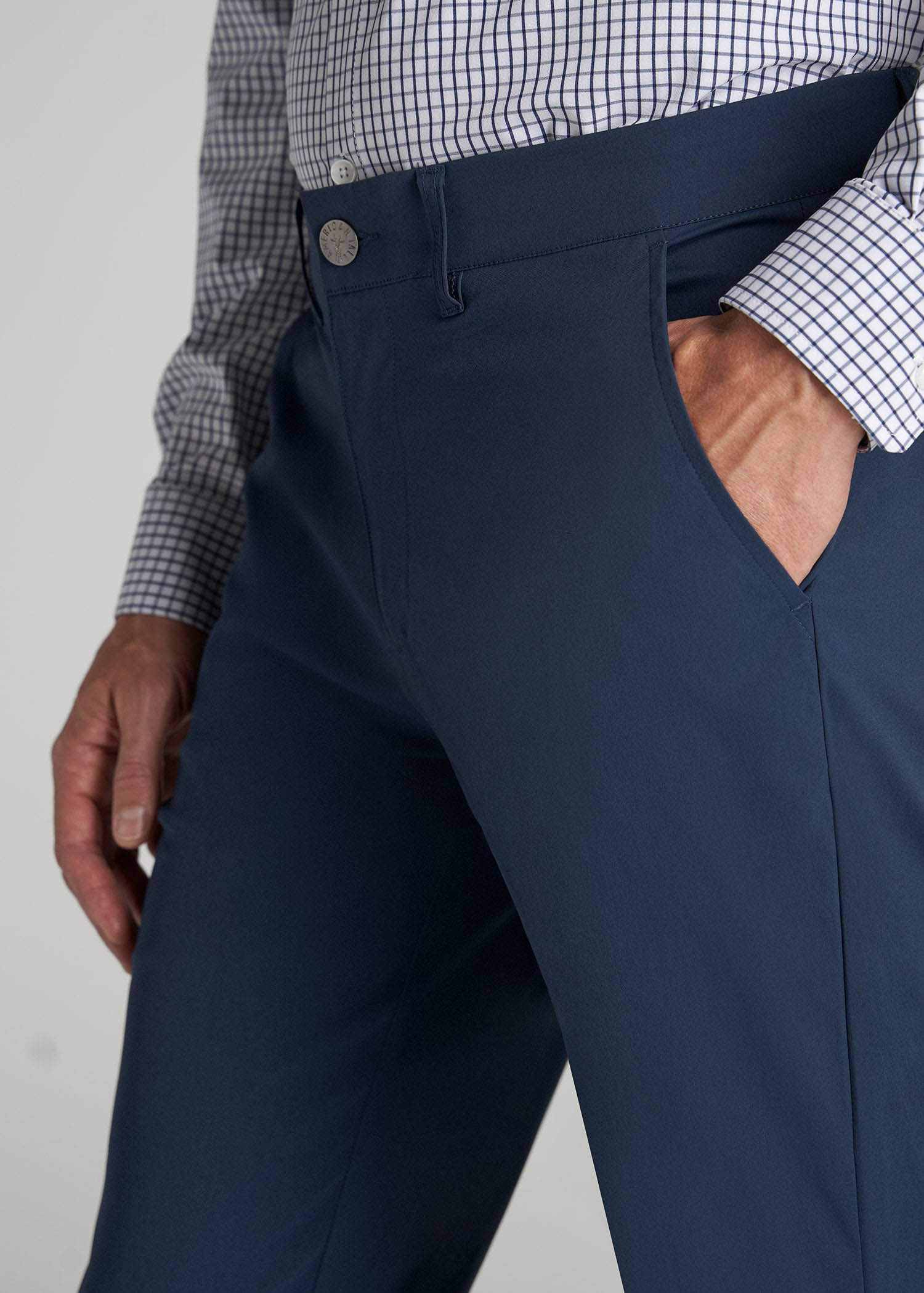 American Tall Online | TAPERED FIT Traveler Chino Pants for Tall Men in Marine Navy