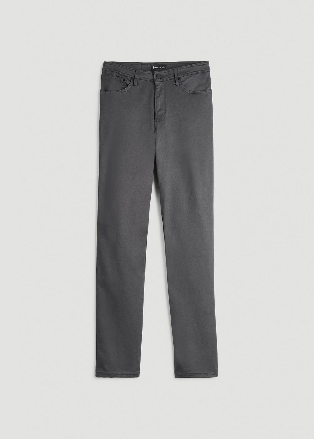 American Tall Sale | Everyday Comfort 5-Pocket TAPERED-FIT Pant for Tall Men in Iron Grey