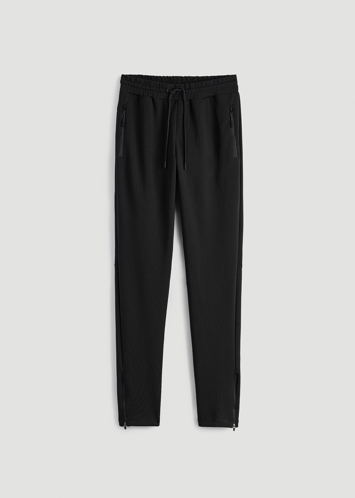 American Tall For Sale | Tech-Knit Zip Joggers for Tall Men in Black