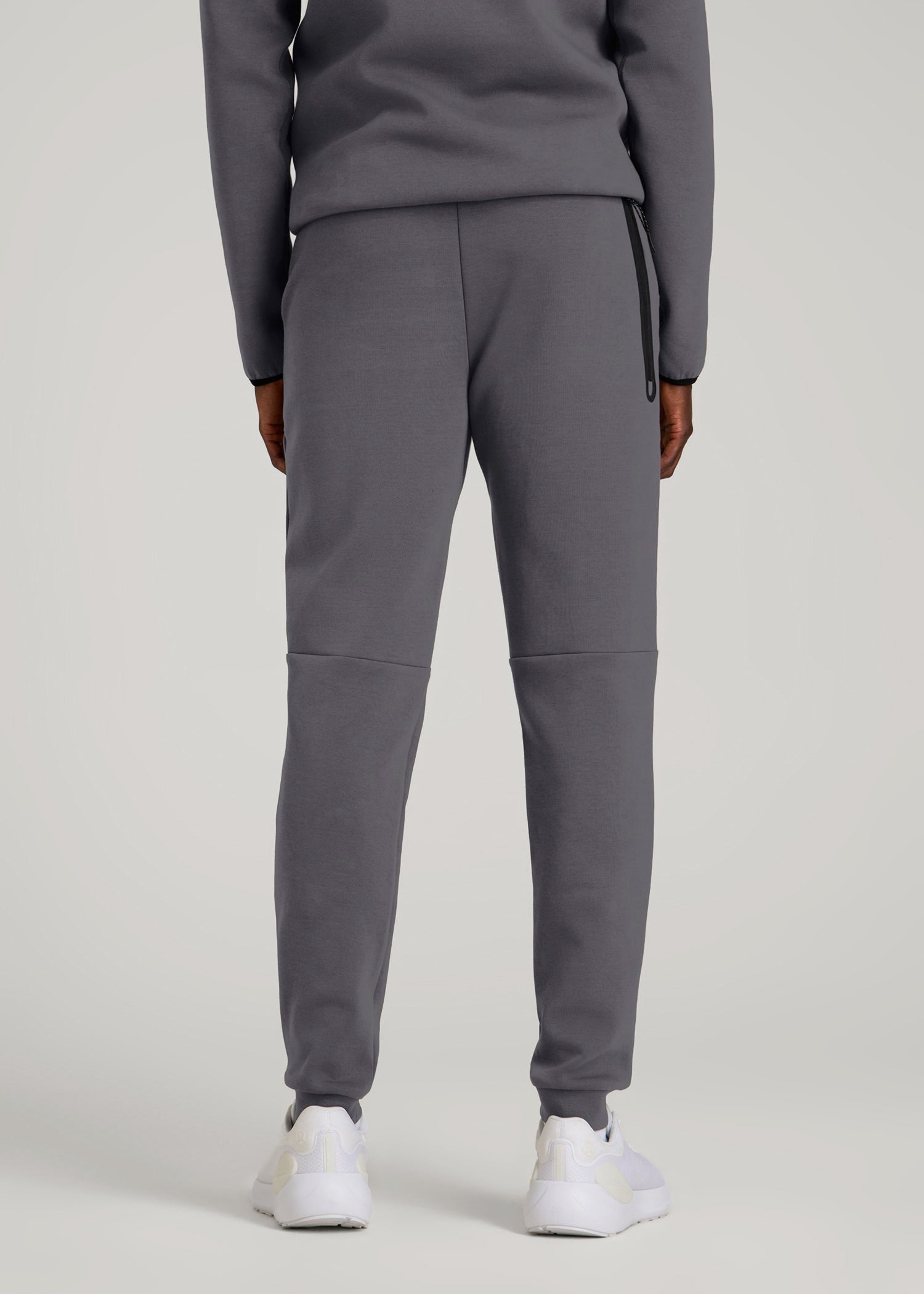 American Tall Online | Tech Motion Fleece Joggers for Tall Men in Iron Grey