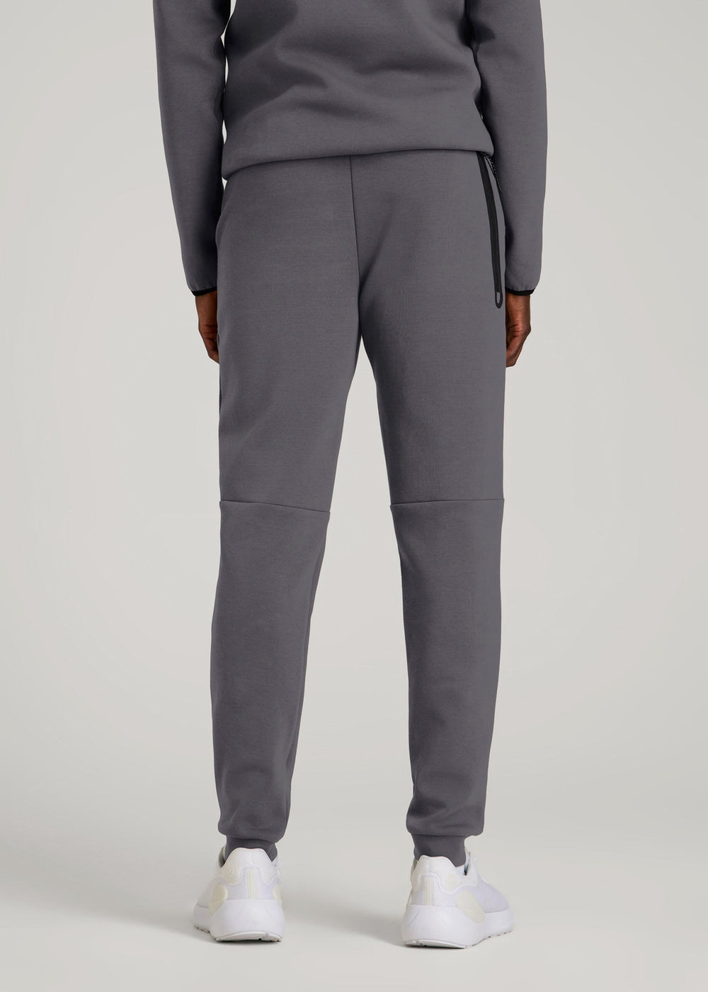 American Tall Online | Tech Motion Fleece Joggers for Tall Men in Iron Grey