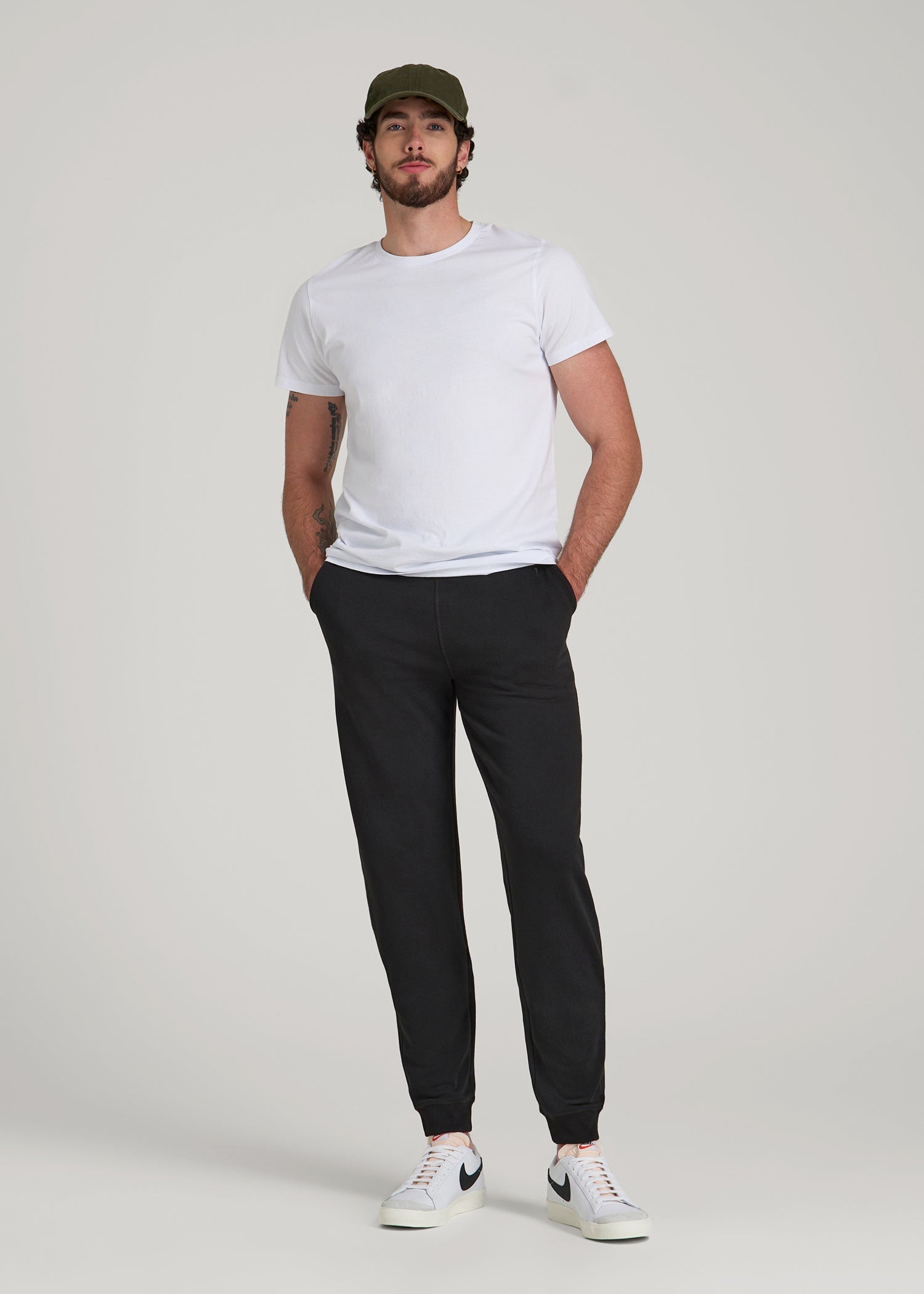 American Tall Sale | Wearever 2.0 Fleece Joggers for Tall Men in Black