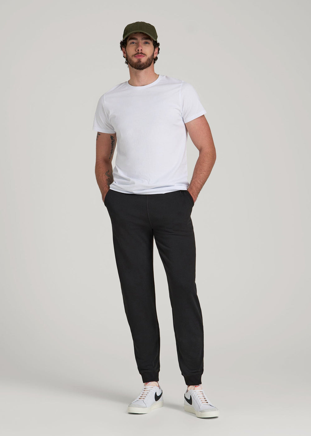 American Tall Sale | Wearever 2.0 Fleece Joggers for Tall Men in Black