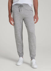 American Tall Outlet | Wearever 2.0 Fleece Joggers for Tall Men in Heathered Grey