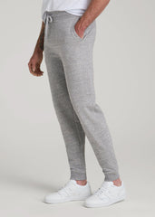 American Tall Outlet | Wearever 2.0 Fleece Joggers for Tall Men in Heathered Grey
