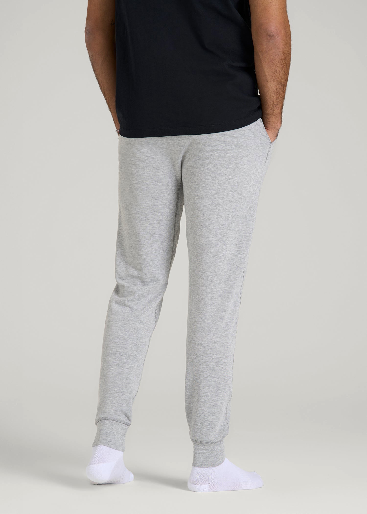 American Tall Online Shop | Sleep Joggers for Tall Men in Grey Mix