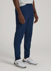 American Tall Discount | Featherweight Perforated Training Joggers for Tall Men in Regal Blue