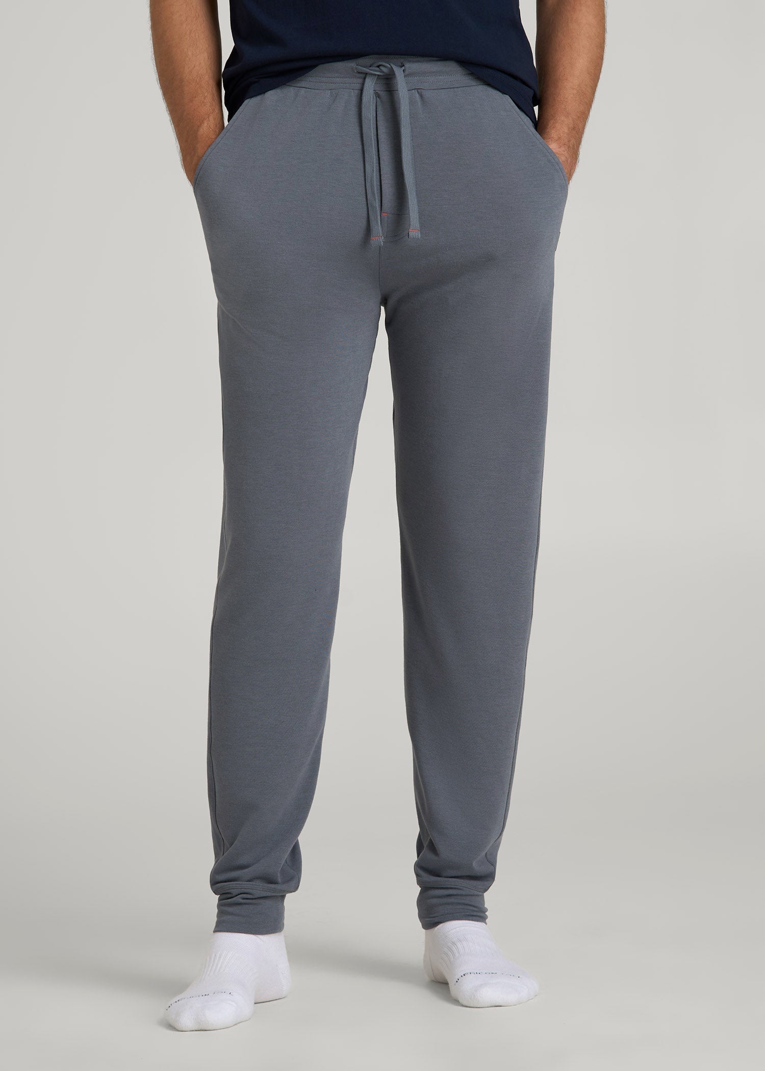 American Tall Online | Sleep Joggers for Tall Men in Smoky Blue
