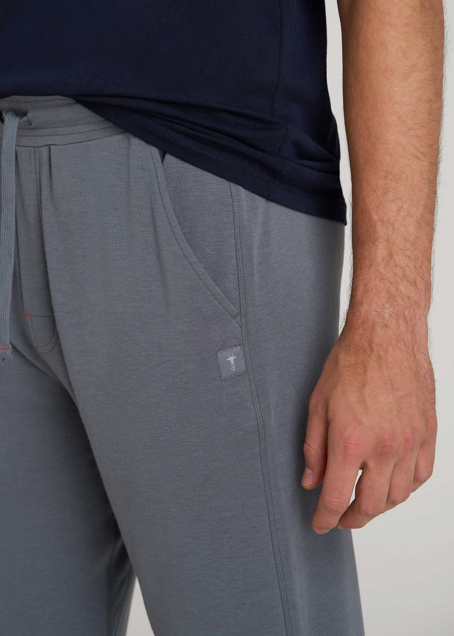 American Tall Online | Sleep Joggers for Tall Men in Smoky Blue