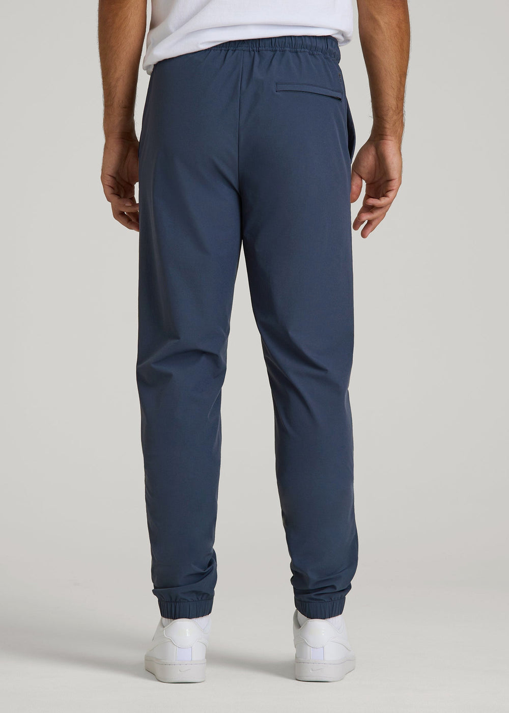 American Tall Sale | Flex Nylon Joggers for Tall Men in Navy Blue