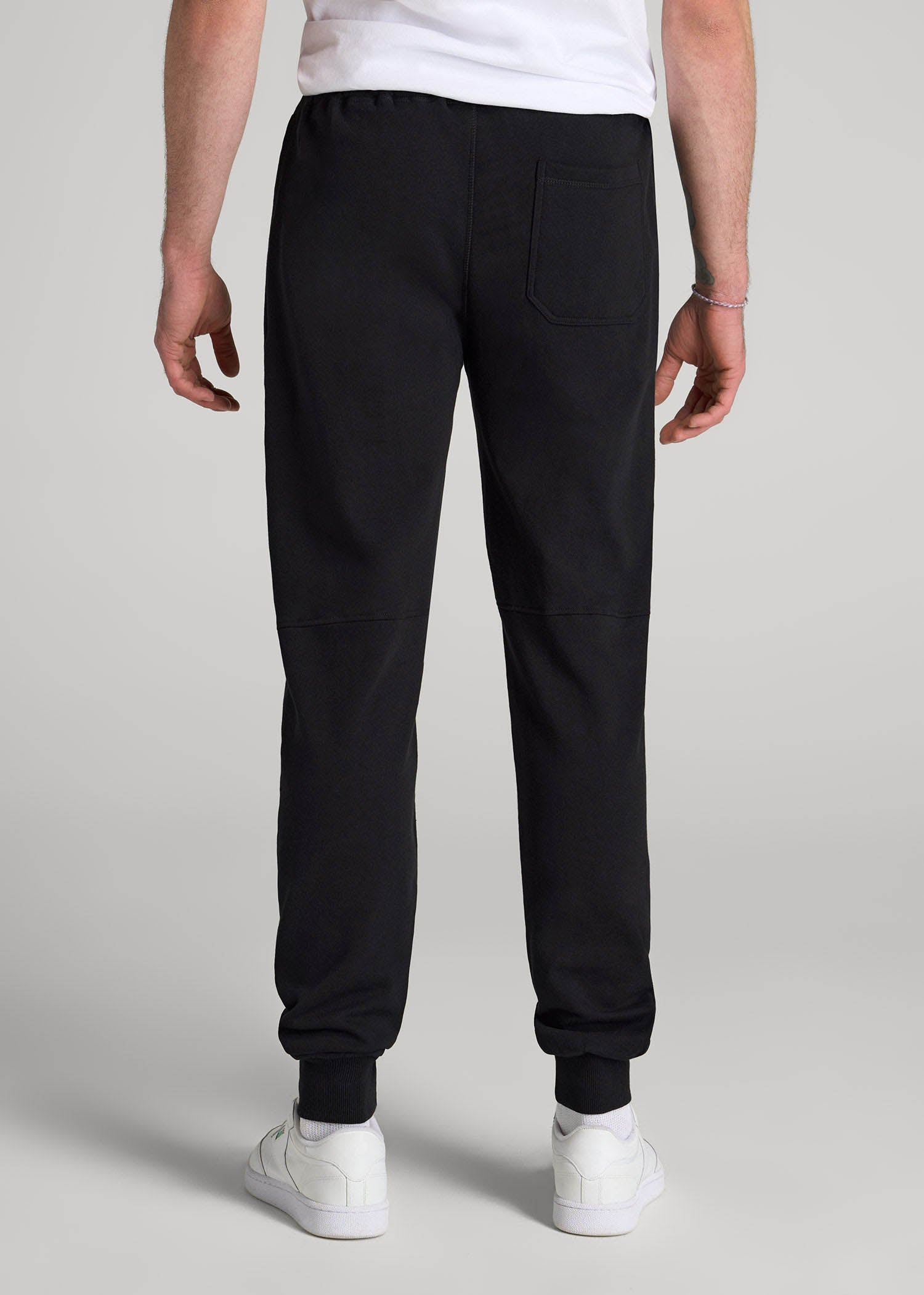 American Tall Outlet | Wearever French Terry Joggers for Tall Men in Black