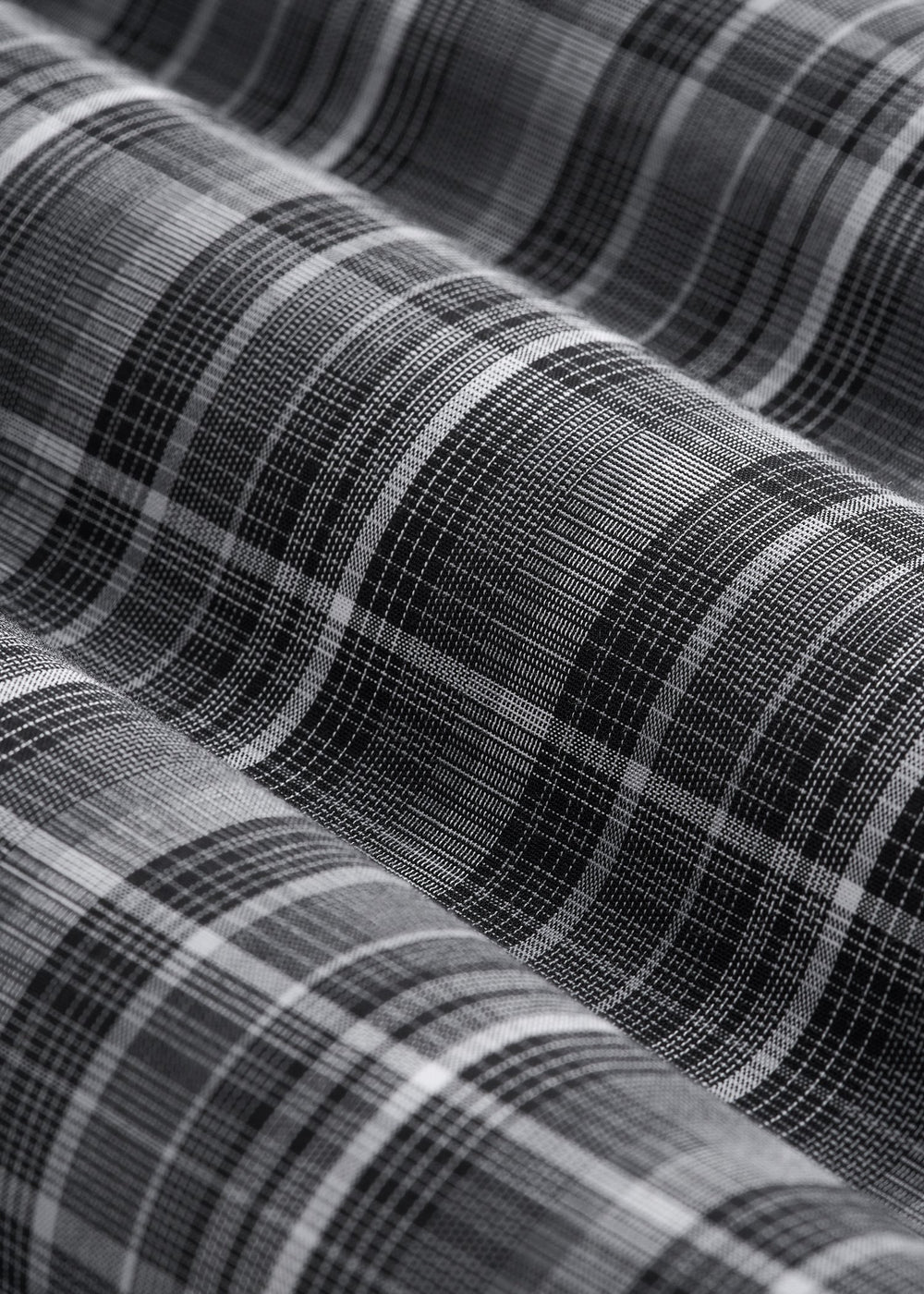 American Tall Online Shop | Woven Pajama Pants for Tall Men in Black & Grey Plaid