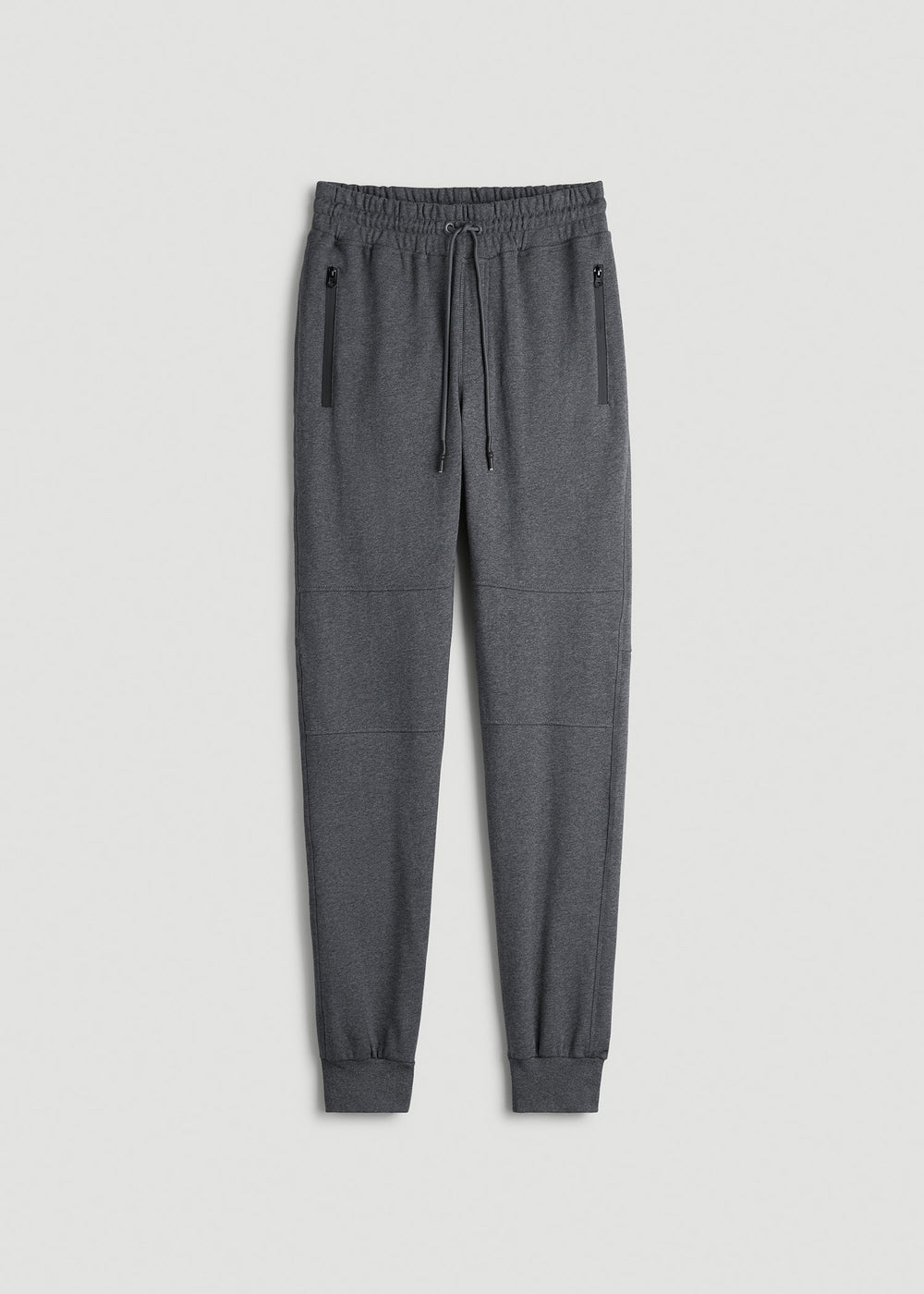 American Tall Discount | Wearever French Terry Joggers for Tall Men in Charcoal Mix