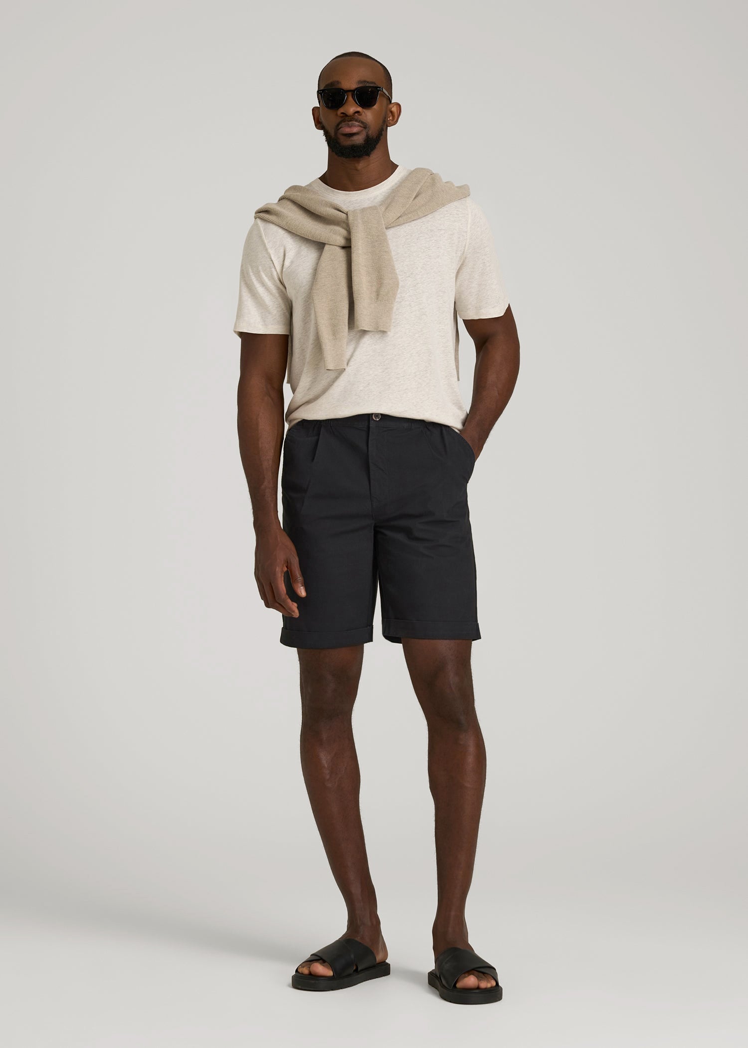 American Tall For Sale | Bermuda Shorts for Tall Men in Black