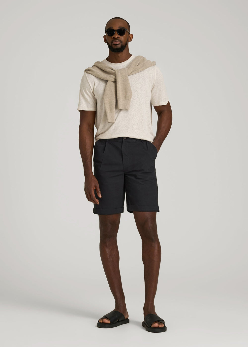 American Tall For Sale | Bermuda Shorts for Tall Men in Black