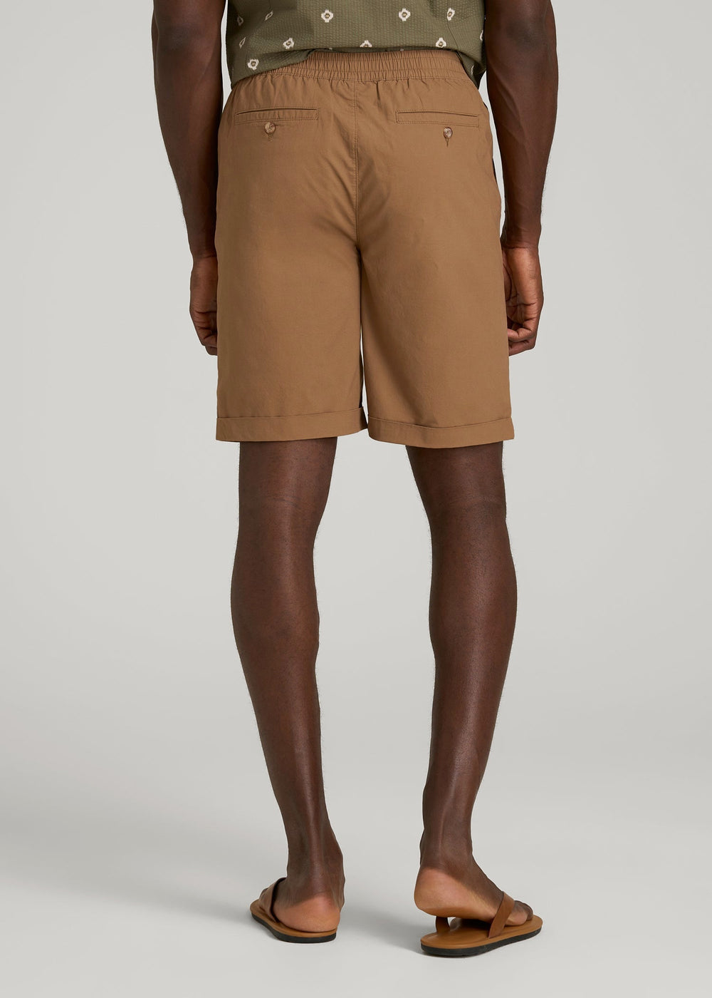 American Tall Online Shop | Bermuda Shorts for Tall Men in Russet Brown
