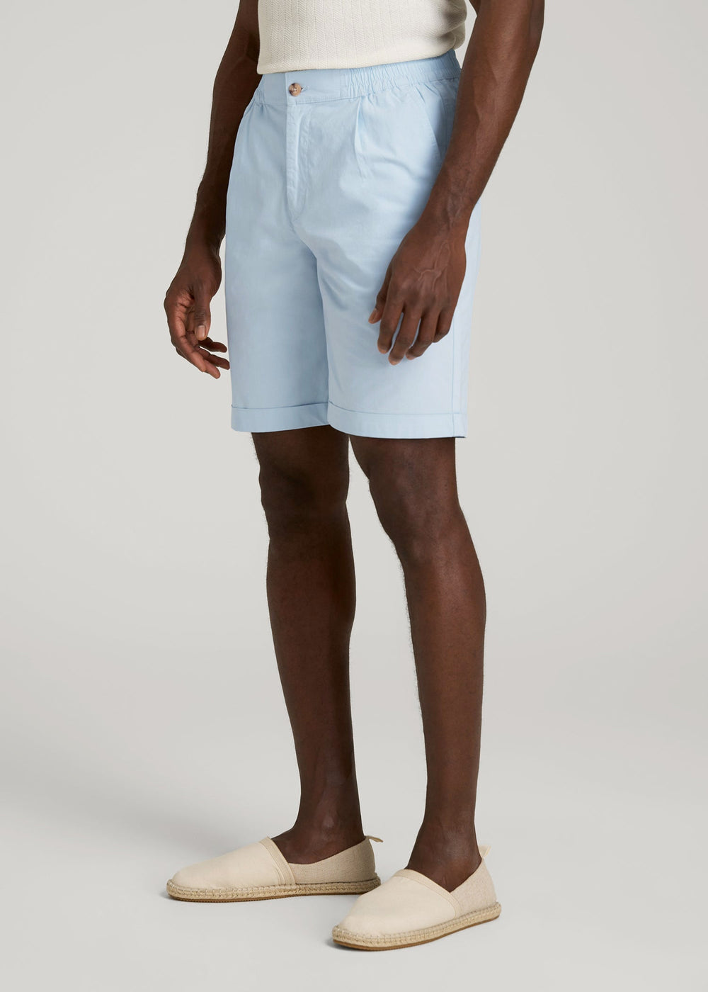 American Tall Discount | Bermuda Shorts for Tall Men in Ice Blue