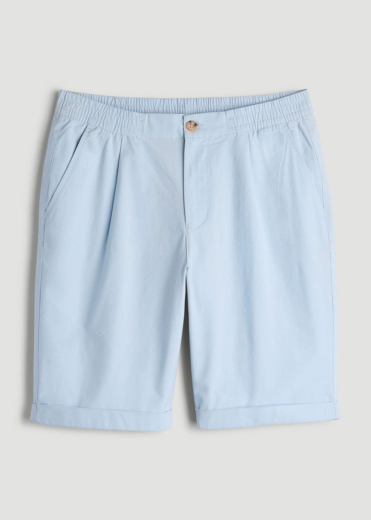 American Tall Discount | Bermuda Shorts for Tall Men in Ice Blue