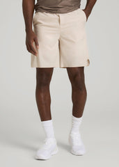 American Tall Online | 2-in-1 Featherweight Running Short for Tall Men in Light Stone