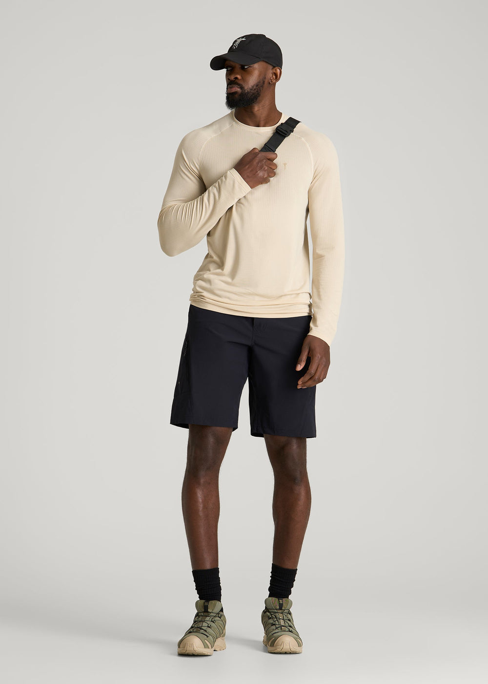 American Tall Sale | 10 Pocket Hiking Short for Tall Men in Black