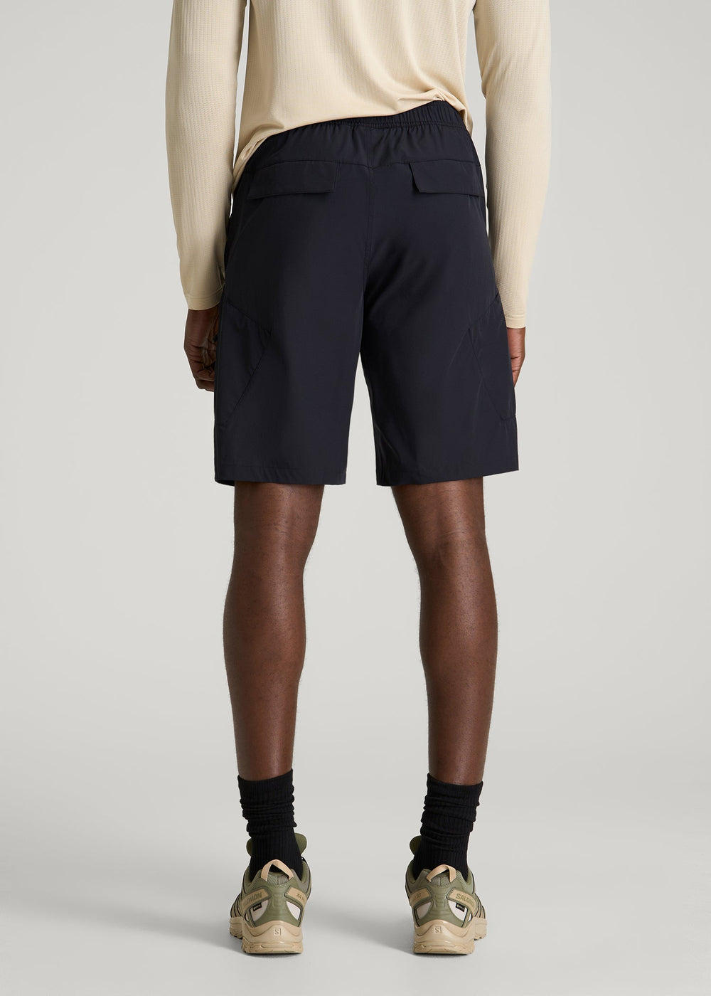 American Tall Sale | 10 Pocket Hiking Short for Tall Men in Black