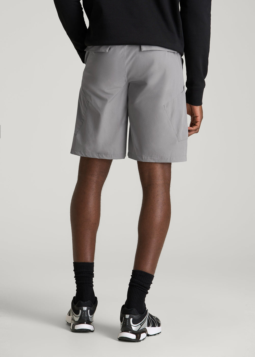 American Tall Outlet | 10 Pocket Hiking Short for Tall Men in Pebble Grey
