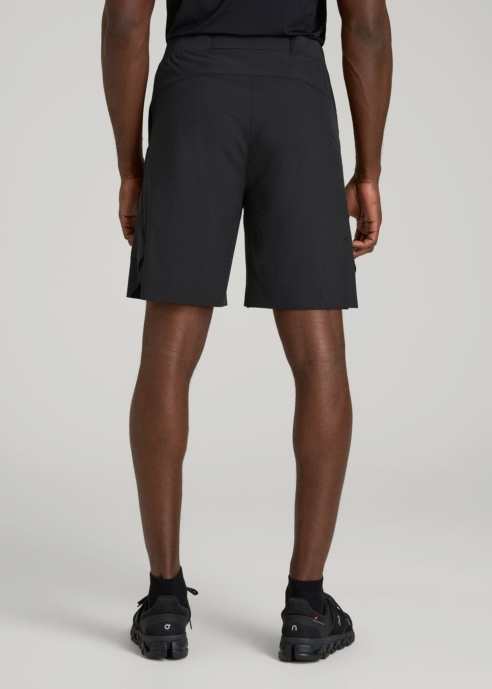 American Tall For Sale | 2-in-1 Featherweight Running Short for Tall Men in Black