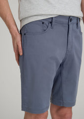 American Tall Discount | Everyday Comfort 5 Pocket Short for Tall Men in Blue Slate