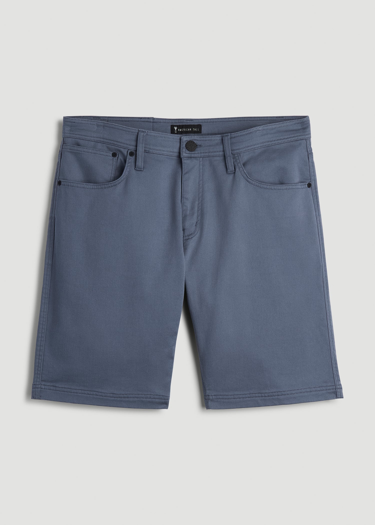 American Tall Discount | Everyday Comfort 5 Pocket Short for Tall Men in Blue Slate