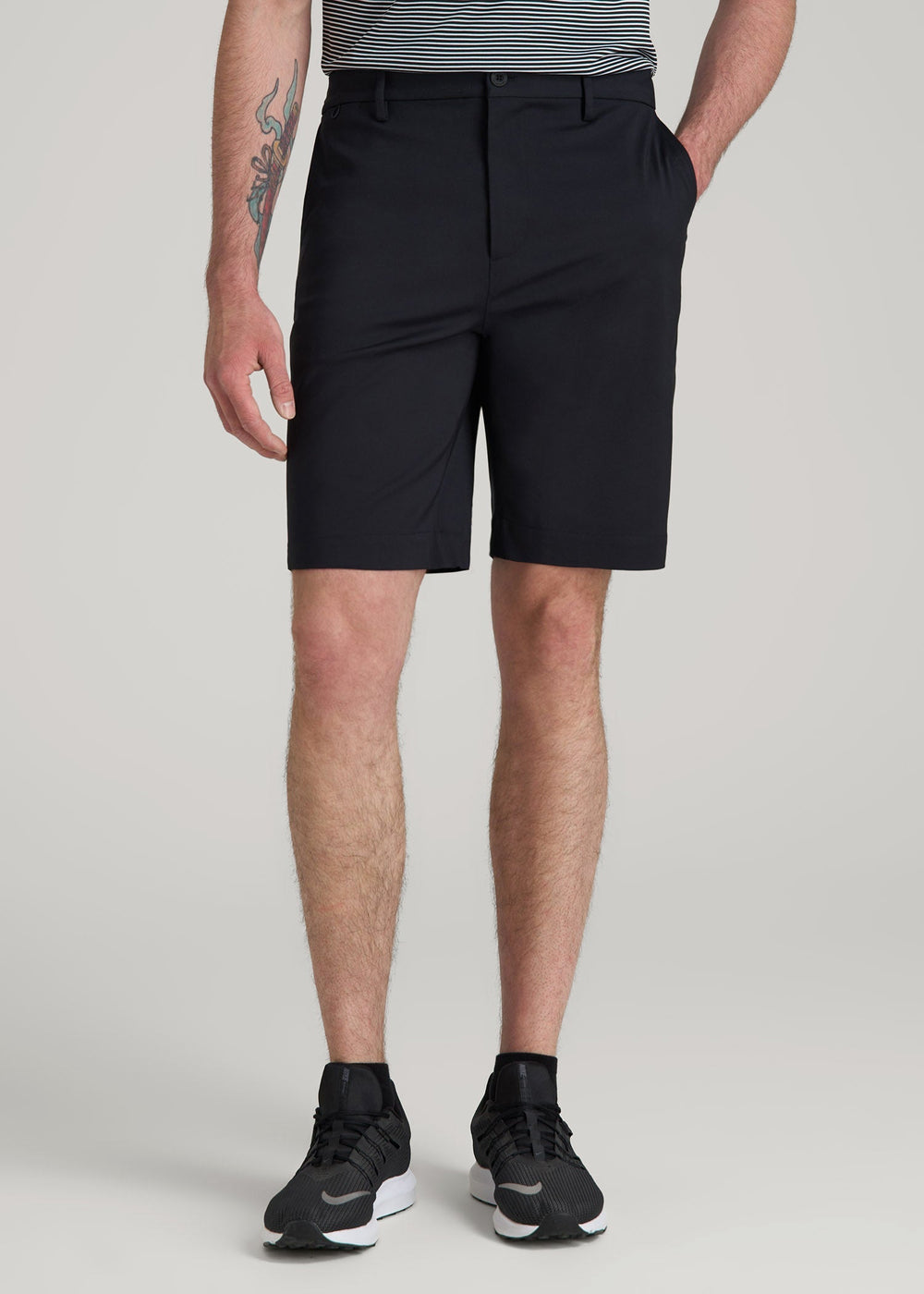 American Tall Sale | Tech Chino Shorts for Tall Men in Deep Navy